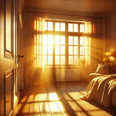 Lumière du soleil à travers la fenêtre d'une chambre affecte la conservation du concentré diy