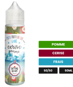 E-liquide Cerise Pomme Givré Le Coq Qui Vape 50 ml