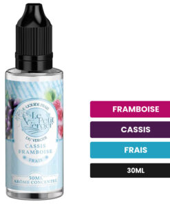 Concentré Cassis Framboise Savourea 30 ml
