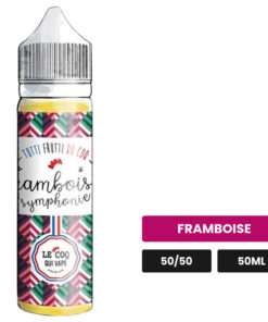 E-liquide Framboise Symphonie Le Coq Qui Vape 50 ml