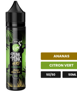 E-liquide Ananas Citron Vert Punk Funk Hero 50 ml
