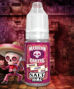 E-liquide Ananas Fraise Pêche Mexican Cartel sel de nicotine 10 ml