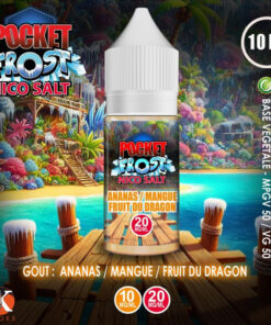 E-liquide Ananas Mangue Fruit du Dragon Knoks sel de nicotine 10 ml