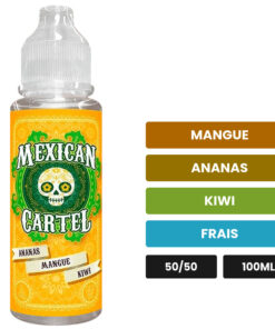E-liquide Ananas Mangue Kiwi Mexican Cartel 100 ml
