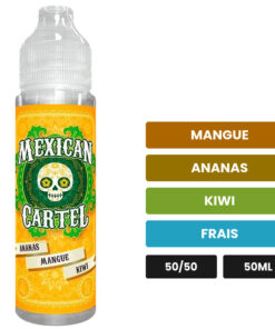 E-liquide Ananas Mangue Kiwi Mexican Cartel 50 ml