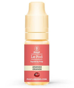 E-liquide Ananas Orange Pulp sel de nicotine 10 ml