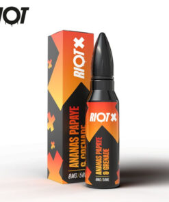 E-liquide Ananas Papaye Grenade RIOT 50 ml