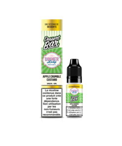 E-liquide Apple Crumble Custard Dinner Lady sel de nicotine 10 ml