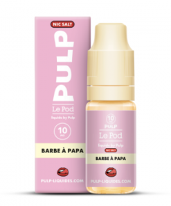 E-liquide Barbe A Papa Pulp sel de nicotine 10 ml