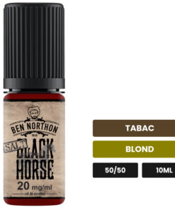 E-liquide Black Horse Ben Northon sel de nicotine 10 ml