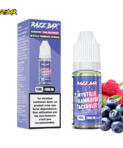 E-liquide Blue Grape Razz Bar sel de nicotine 10 ml