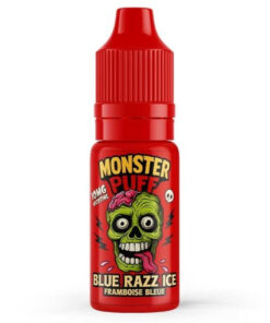 E-liquide Blue Razz Ice Monster Puff sel de nicotine 10 ml