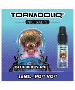 E-liquide Blueberry Ice Tornadoliq sel de nicotine 10 ml