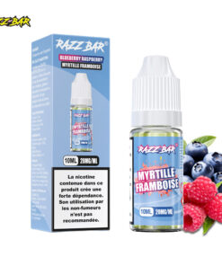 E-liquide Blueberry Raspberry Razz Bar sel de nicotine 10 ml
