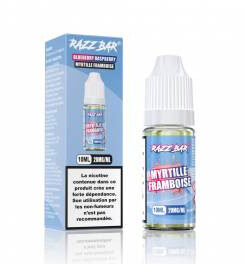 E-liquide Blueberry Raspberry Razz Bar sel de nicotine 10 ml