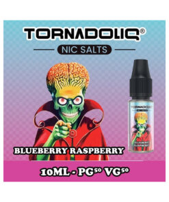 E-liquide Blueberry Raspberry Tornadoliq sel de nicotine 10 ml