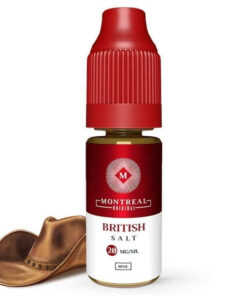 E-liquide British Classic Montreal Original sel de nicotine 10 ml