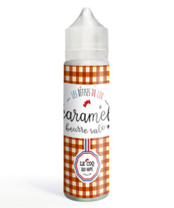 E-liquide Caramel Beurre Salé Le Coq Qui Vape 50 ml