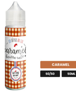 E-liquide Caramel Beurre Salé Le Coq Qui Vape 50 ml