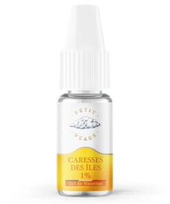 E-liquide Caresses des Îles Petit Nuage sel de nicotine 10 ml