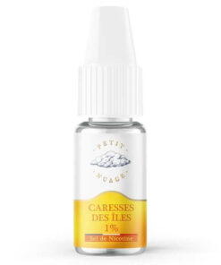 E-liquide Caresses des Îles Petit Nuage sel de nicotine 10 ml