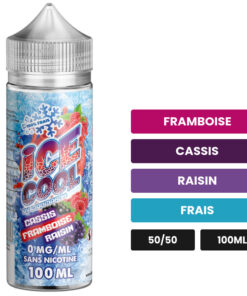 E-liquide Cassis Framboise Raisin Liquidarom 100 ml