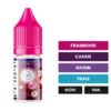E-liquide Cassis Framboise Raisin Liquidarom sel de nicotine 10 ml
