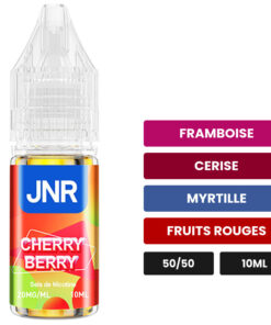 E-liquide Cherry Berry JNR sel de nicotine 10 ml