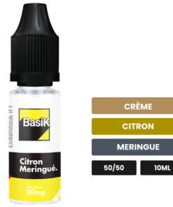 E-liquide Citron Meringue Cloud Vapor sel de nicotine 10 ml