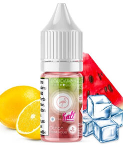 E-liquide Citron Pastèque Liquidarom sel de nicotine 10 ml