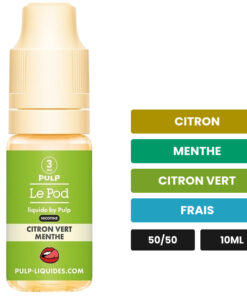 E-liquide Citron Vert Menthe Pulp 10 ml