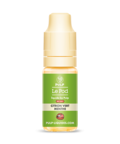 E-liquide Citron Vert Menthe Pulp sel de nicotine 10 ml
