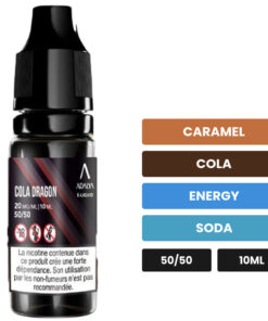E-liquide Cola Dragon Adalya sel de nicotine 10 ml
