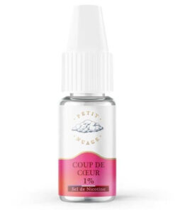 E-liquide Coup de Cœur Petit Nuage sel de nicotine 10 ml