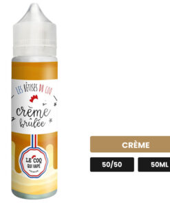 E-liquide Crème Brûlée Le Coq Qui Vape 50 ml