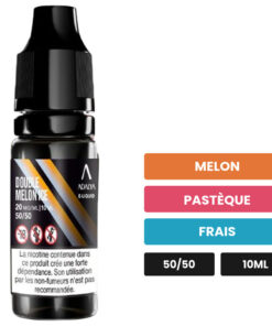 E-liquide Double Melon Ice Adalya sel de nicotine 10 ml