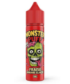 E-liquide Fraise Banane Glacée Monster Puff 50 ml