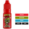 E-liquide Fraise Banane Glacée Monster Puff sel de nicotine 10 ml