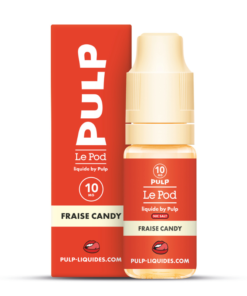 E-liquide Fraise Candy Pulp sel de nicotine 10 ml