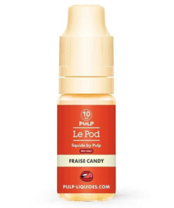 E-liquide Fraise Candy Pulp sel de nicotine 10 ml
