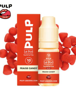 E-liquide Fraise Candy Pulp sel de nicotine 10 ml