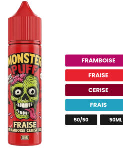 E-liquide Fraise Framboise Cerise Ice Monster Puff 50 ml