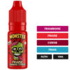 E-liquide Fraise Framboise Cerise Ice Monster Puff sel de nicotine 10 ml