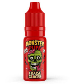 E-liquide Fraise Glacée Monster Puff sel de nicotine 10 ml