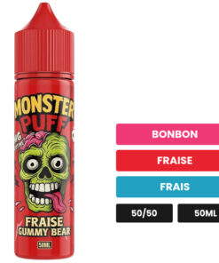 E-liquide Fraise Gummy Bear Monster Puff 50 ml