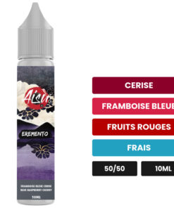 E-liquide Framboise Bleue Cerise Aisu sel de nicotine 10 ml