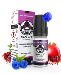 E-liquide Framboise Bleue Grenade Le French Liquide sel de nicotine 10 ml