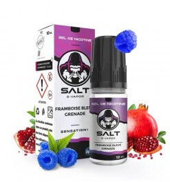 E-liquide Framboise Bleue Grenade Le French Liquide sel de nicotine 10 ml