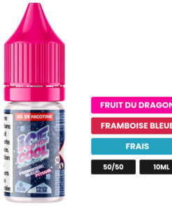 E-liquide Framboise Bleue Pitaya Liquidarom sel de nicotine 10 ml