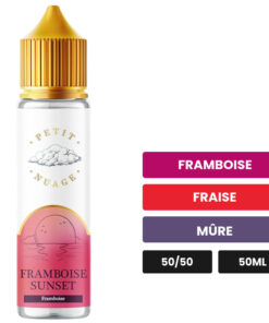 E-liquide Framboise Sunset Petit Nuage 50 ml